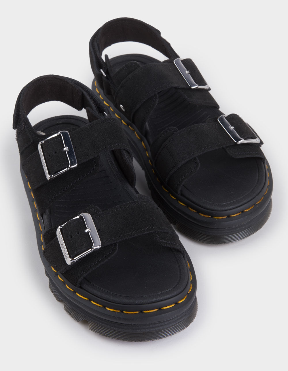 サトやん DR. MARTENS Zebzag Womens Sandals - BLACK | Tillys