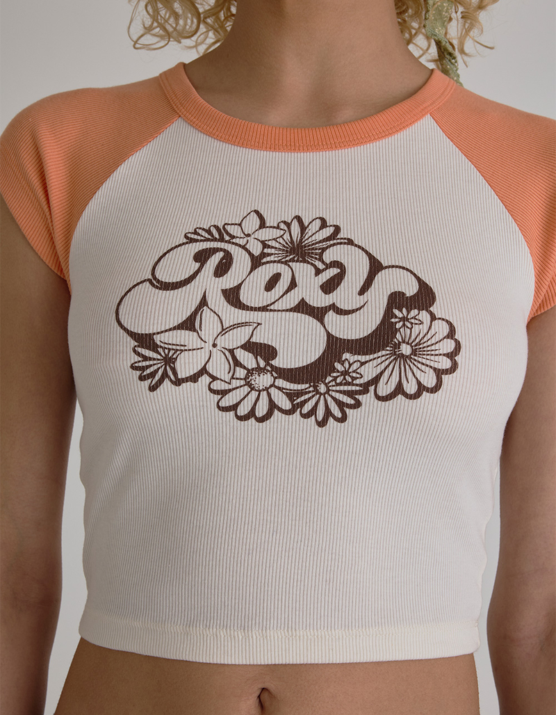 ROXY Groove Womens Raglan Baby Tee image number 5