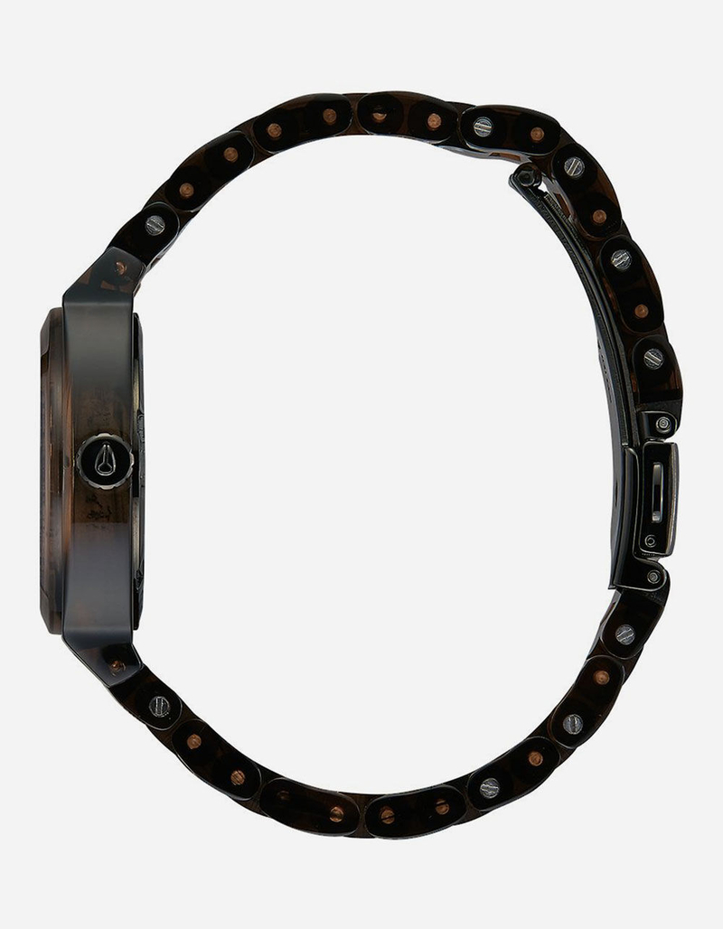 NIXON Medium Time Teller Acetate Brown Watch image number 1