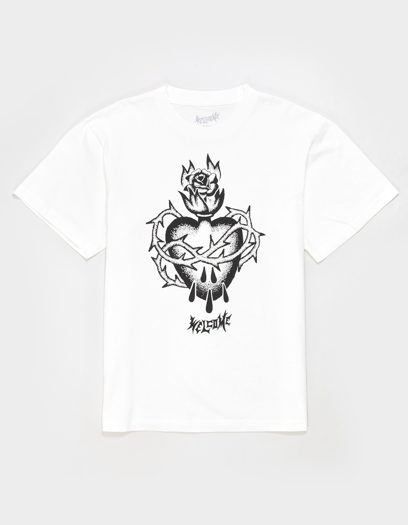 WELCOME SKATEBOARDS Hallowed Mens Boxy Tee image number 0