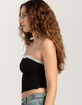 RSQ Womens Lace Trim Tube Top image number 3