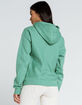 CHAMPION Reverse Weave Script Womens Light Green Hoodie image number 3