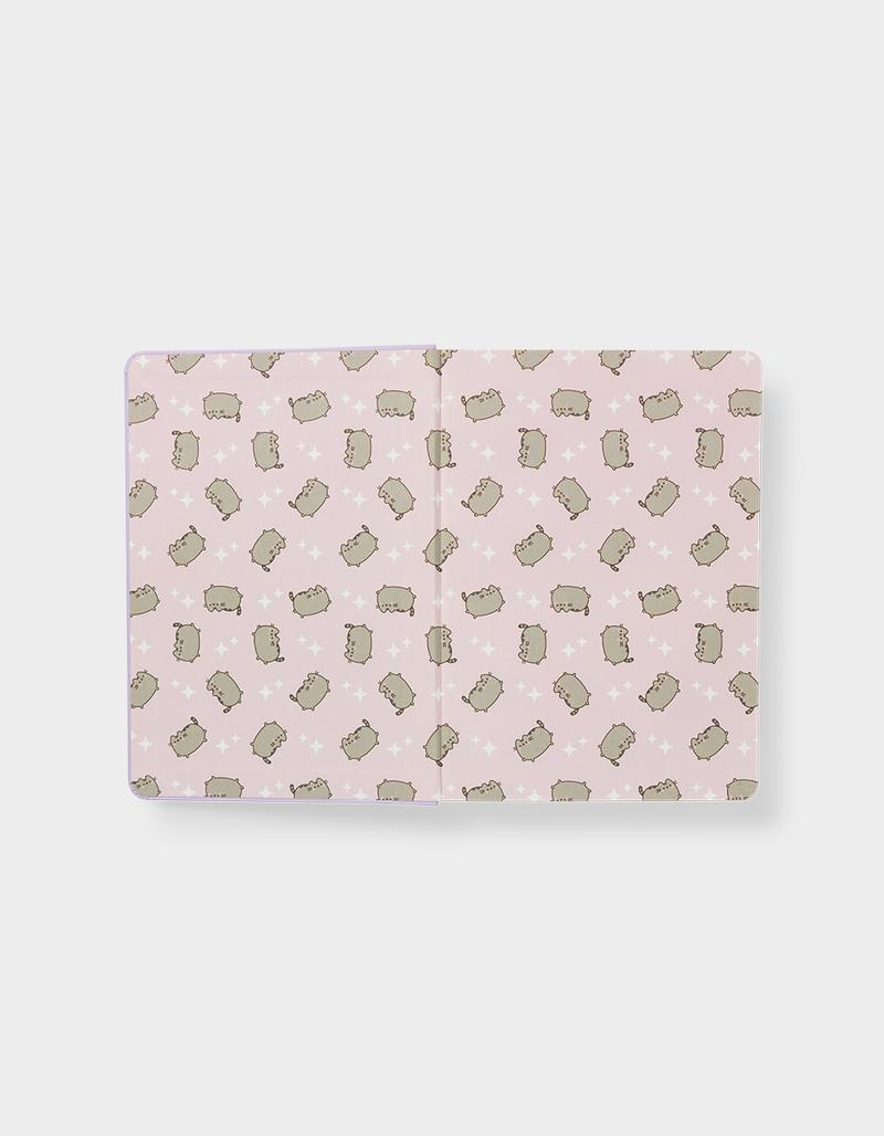 STUDIO OH! x Pusheen Smile Every Day, Pusheen Medium Casebound Notebook With Chenille Patch image number 2