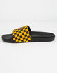 VANS Slide-On Checkerboard Mango Mojito Mens Sandals image number 4