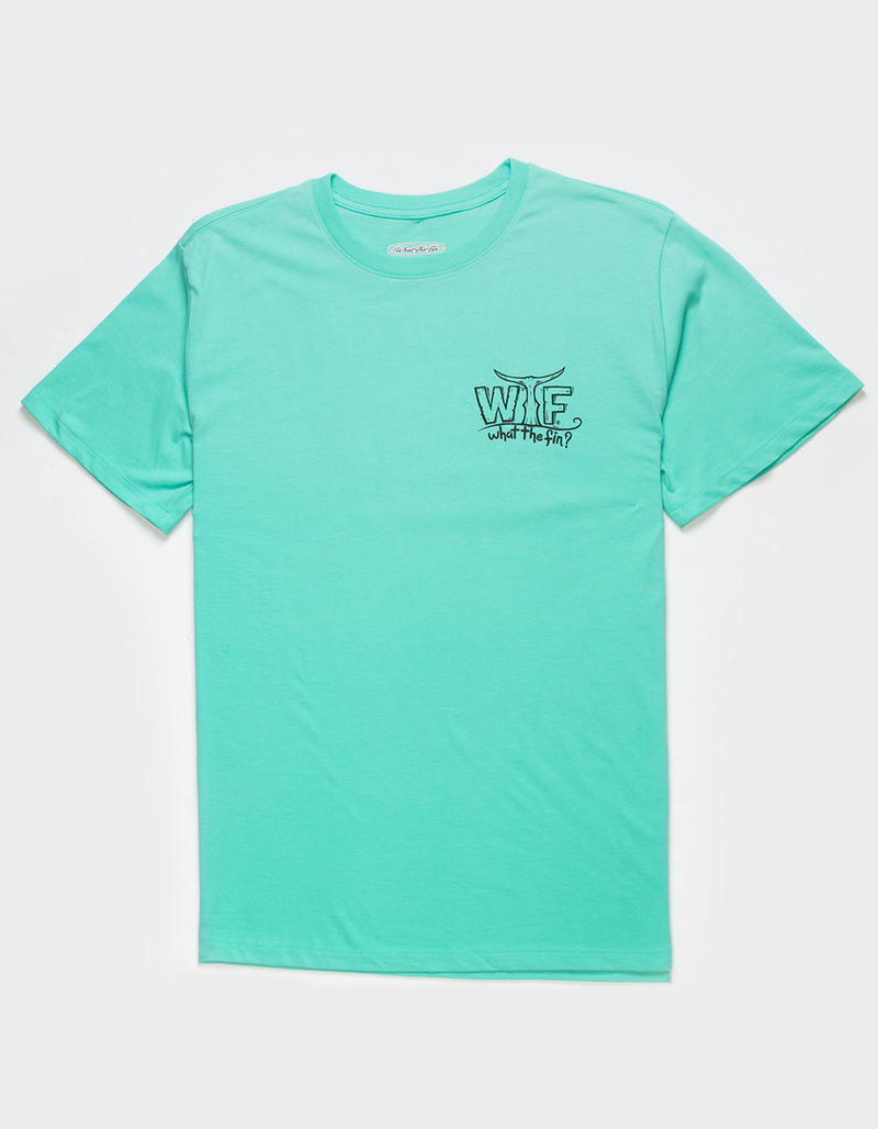 WHAT THE FIN Iguana Beer Mens Tee image number 1