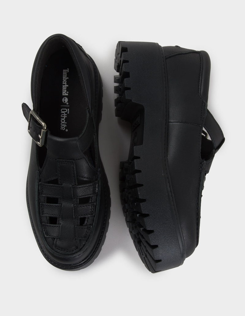 TIMBERLAND Stone Street Buckle Womens Platform Shoes image number 4