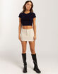 BOZZOLO Womens Cropped Tee image number 2