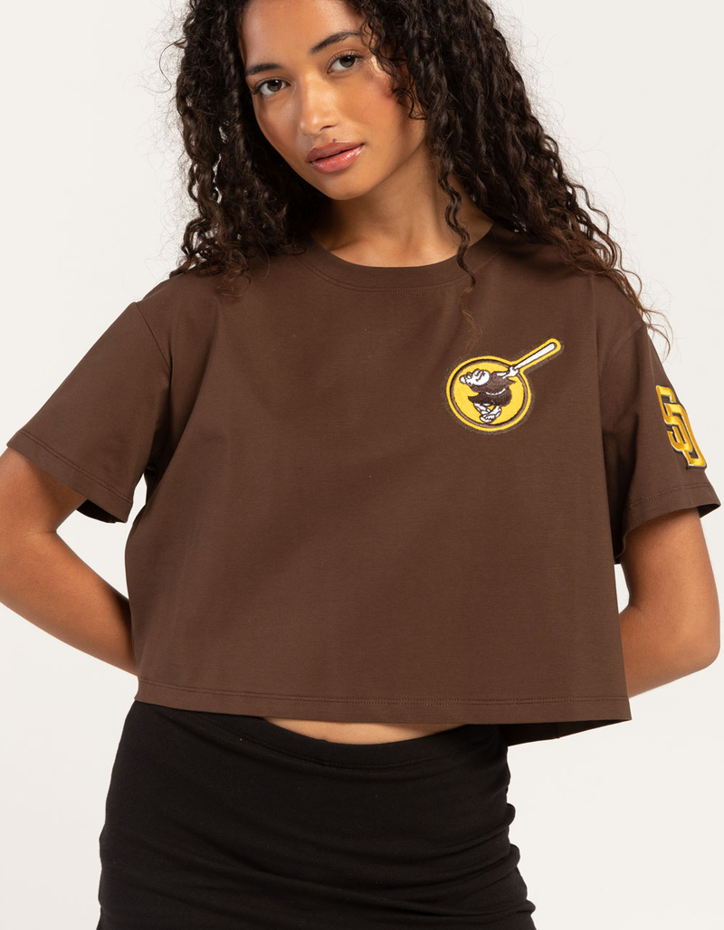 PRO STANDARD San Diego Padres Womens Crop Tee image number 1