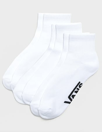 VANS Classic 3 Pack Womens Quarter Crew Socks Primary Image