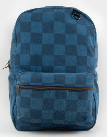 THREAD Denim Check Backpack Primary Image