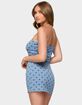 EDIKTED Lewis Polka Dot Strapless Mini Dress image number 3