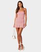 EDIKTED Gaia Gathered Mini Dress image number 5