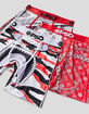 PSD Fire Red 3 Pack Mens Boxer Briefs image number 5