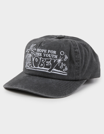 OBEY Hope Pigment 5 Panel Strapback Hat Primary Image