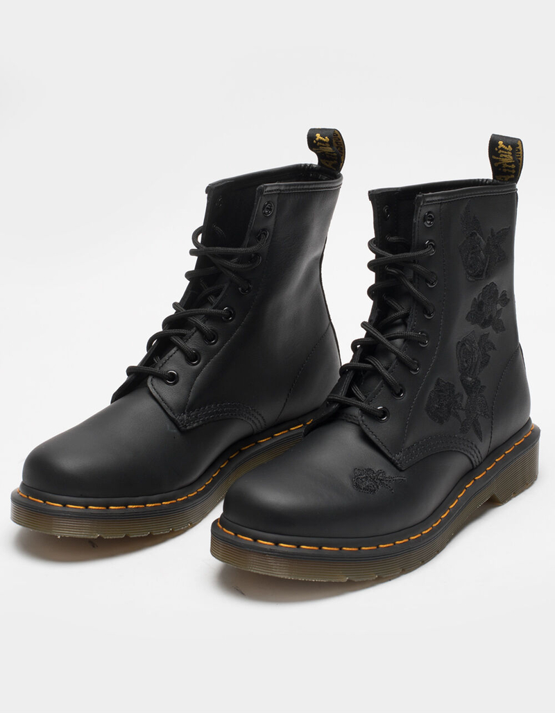 DR. MARTENS 1460 Vonda Mono Floral Womens Boots image number 0