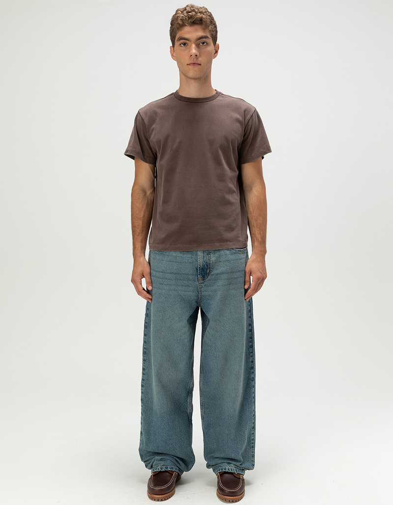 RSQ Mens Washed Shrunken Tee image number 5