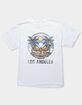 LOS ANGELES Butterfly Palms Distressed Unisex Kids Tee image number 1