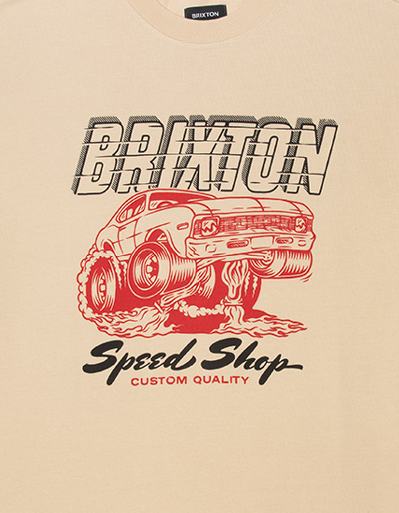 BRIXTON Smokey Mens Heavyweight Tee image number 1
