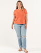 FULL TILT Essentials Crew Neck Womens Tee image number 11
