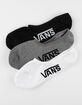 VANS 3 Pack Classic Mens Super No Show Socks image number 1