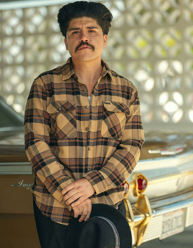 BRIXTON Bowery Mens Flannel image number 3