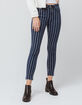 IVY & MAIN Stripe Denim Womens Skinny Jeans image number 1