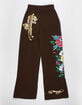 ED HARDY Tiger Rose Girls Wide Leg Sweatpants image number 2