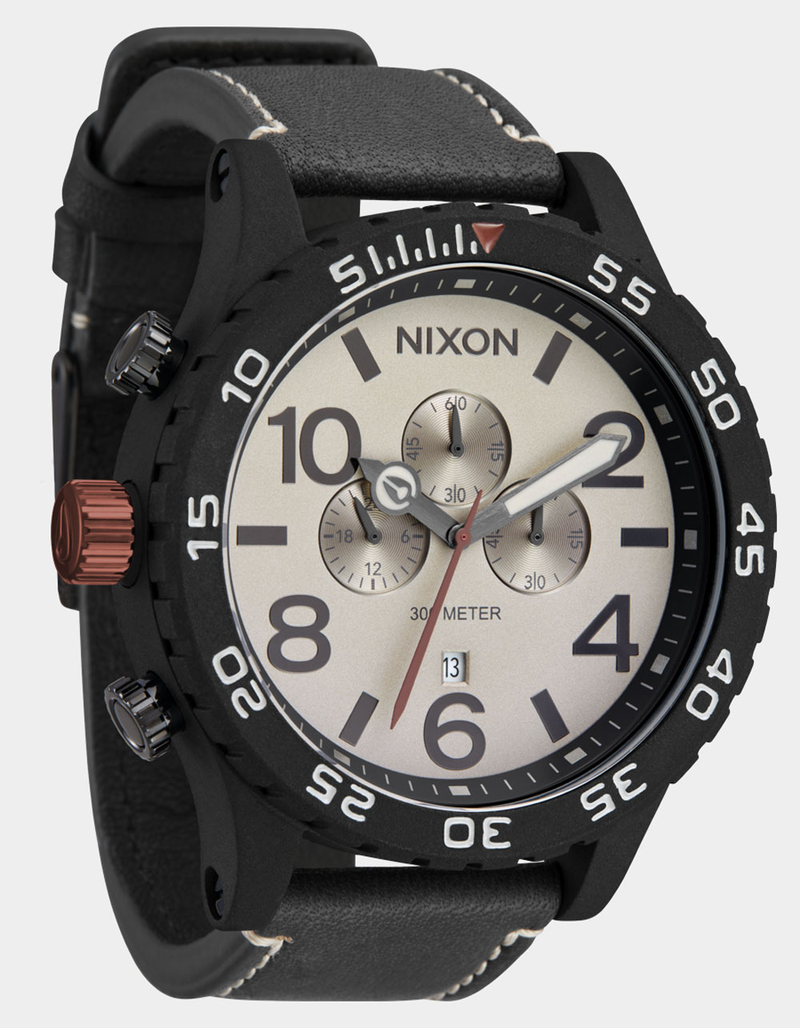 NIXON 51-30 Chrono Leather Watch image number 1