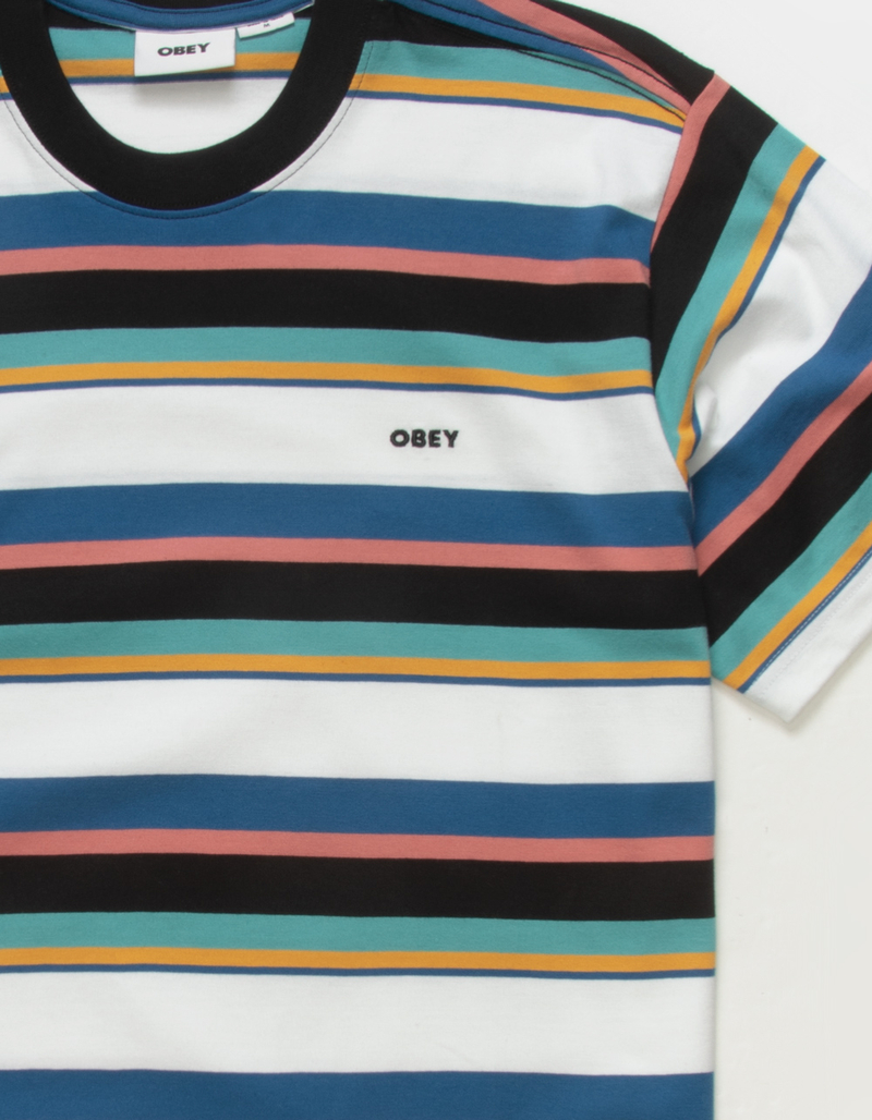OBEY Sava Stripe Mens Tee image number 1