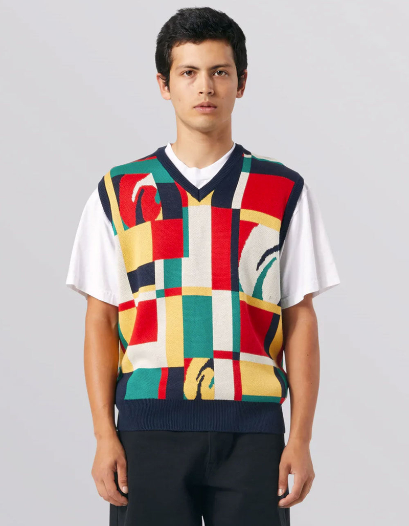HUF Sloane Mens Sweater Vest image number 1