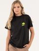 FULL TILT Alien Peace Sign Womens Oversized Tee image number 2