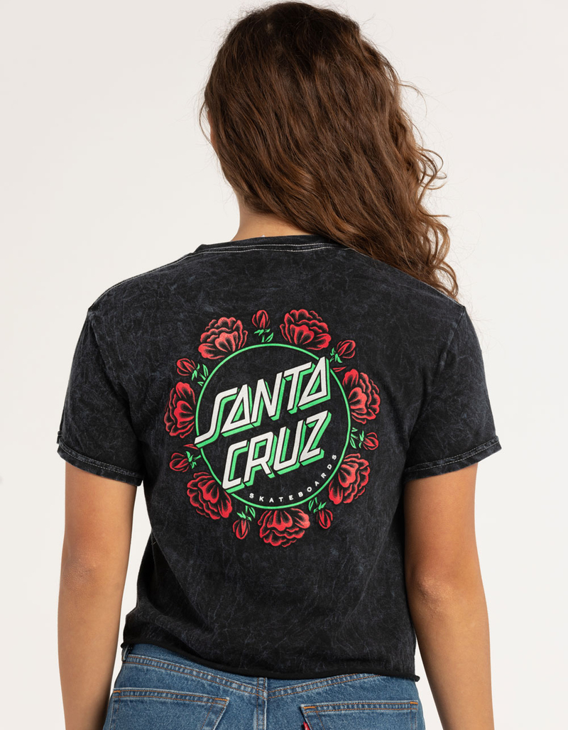 SANTA CRUZ Ring Rose Womens Crop Tee image number 0