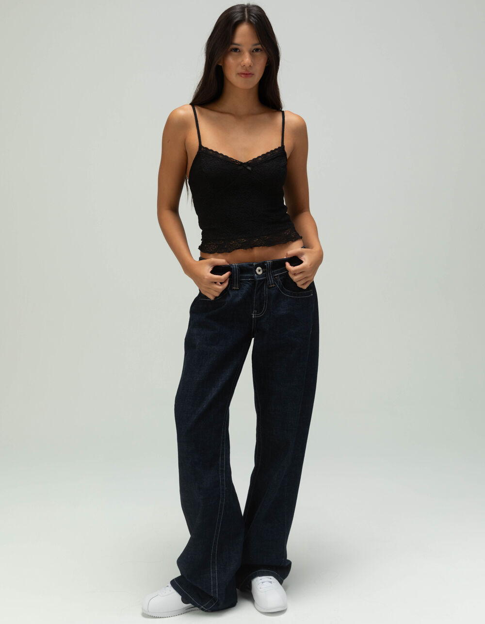 FULL TILT Womens Lace Cami - BLACK | Tillys