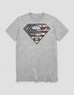 SUPERMAN Vintage Flag Logo Unisex Tee image number 1