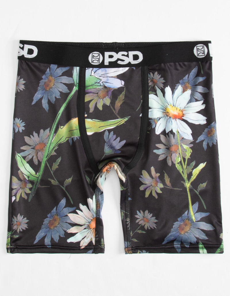 PSD Floral Daisy Boys Boxer Briefs image number 0