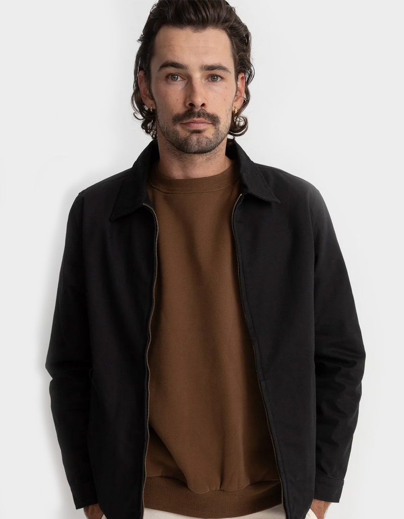 RHYTHM Classic Shop Mens Jacket BLACK Tillys