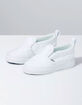 VANS Toddler Slip-On White Velcro Shoes image number 1