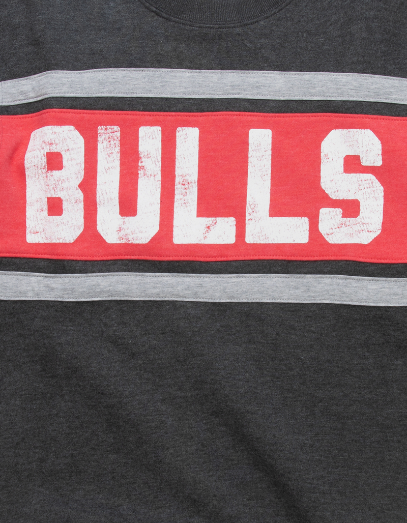 47 BRAND Chicago Bulls Bypass Mens Crewneck Sweatshirt BLACK Tillys