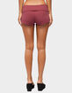 EDIKTED Monikah Striped Foldover Micro Shorts image number 3