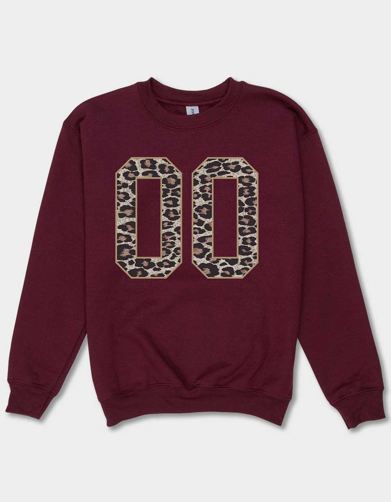 LEOPARD Double Zero Kids Unisex Crewneck Sweatshirt image number 0