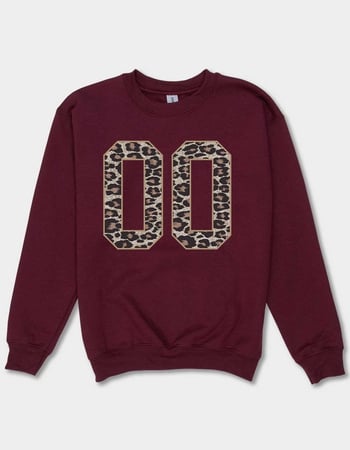 LEOPARD Double Zero Kids Unisex Crewneck Sweatshirt Primary Image
