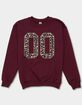 LEOPARD Double Zero Kids Unisex Crewneck Sweatshirt image number 1