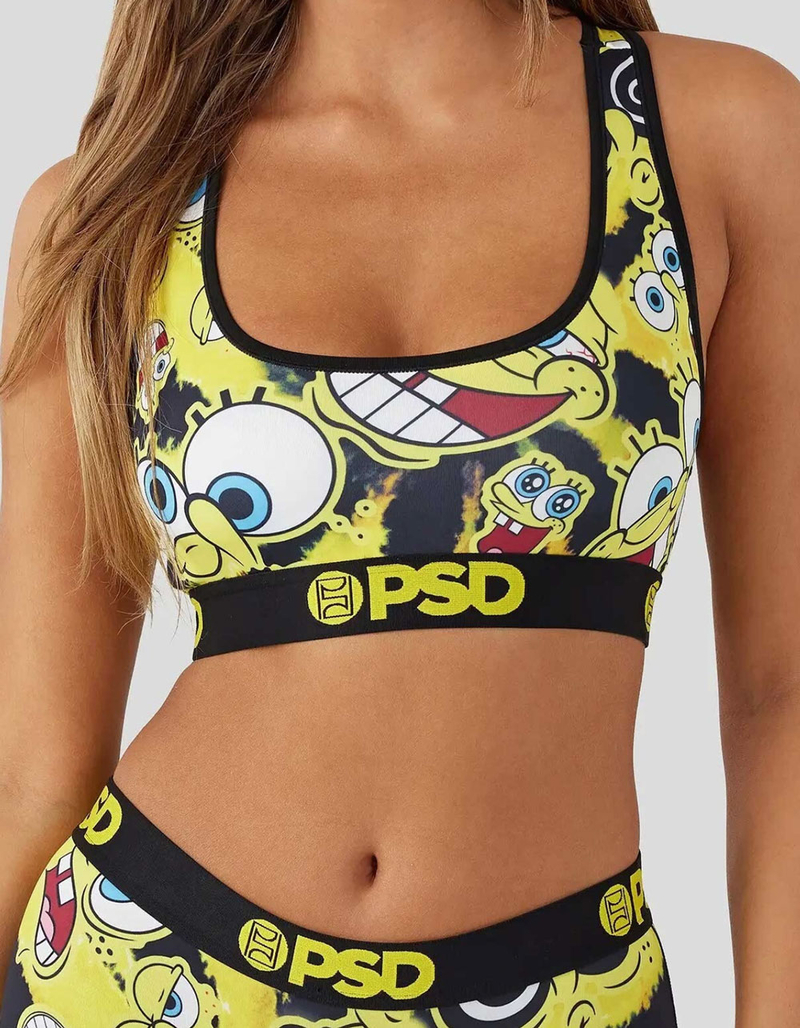 PSD x SpongeBob SquarePants Dye All Over Sports Bra image number 1