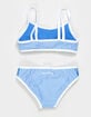 FEATHER 4 ARROW Marina Blue Girls Bralette Bikini Set image number 3