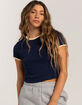 RSQ Womens Ringer Tee image number 5