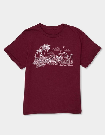 VENICE BEACH Sunset Distressed Unisex Kids Tee Primary Image