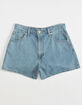 LEVI'S Womens High Waist Mom Shorts image number 4