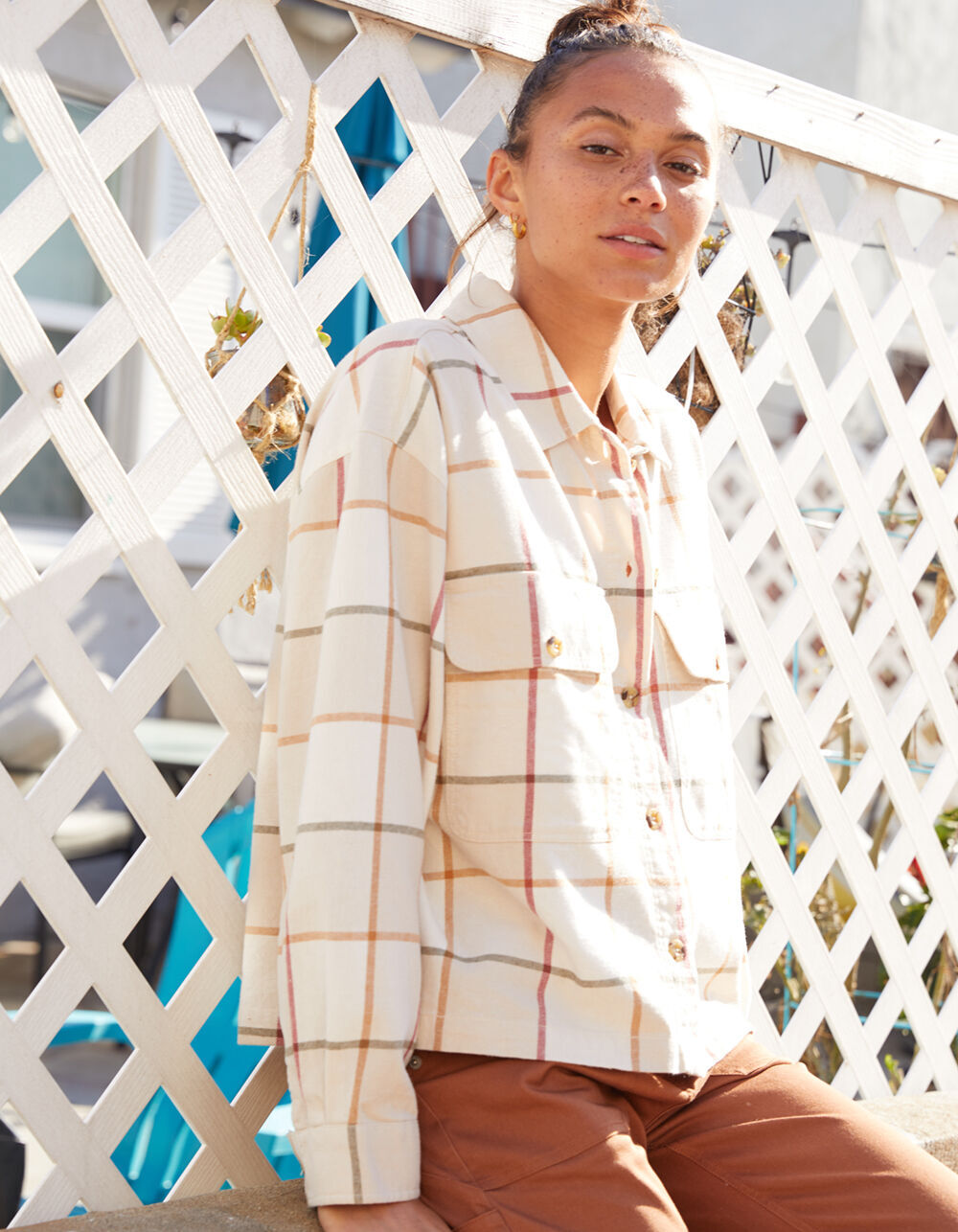 BRIXTON Bowery Womens Cream Combo 