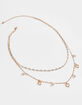 FULL TILT Dainty Pearl & Heart Layered Necklace image number 1