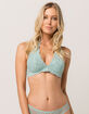 FULL TILT Haley Teal Green Lace Bralette image number 1